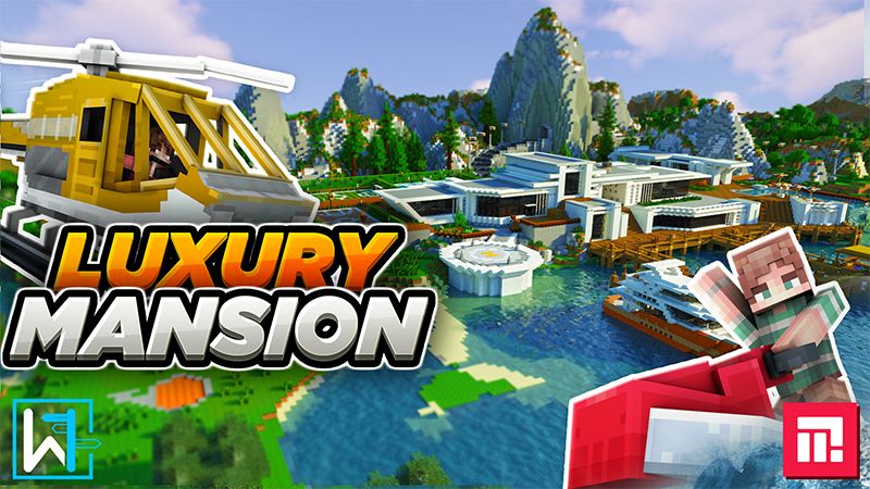 Luxury Mansion on the Minecraft Marketplace by Waypoint Studios