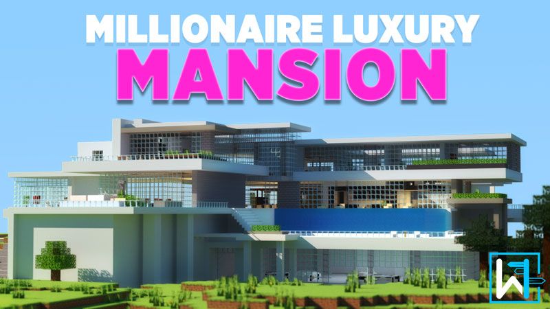 Millionaire Luxury Mansion on the Minecraft Marketplace by Waypoint Studios