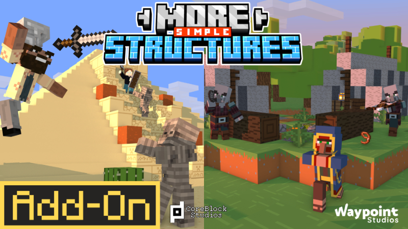More Simple Structures on the Minecraft Marketplace by Waypoint Studios