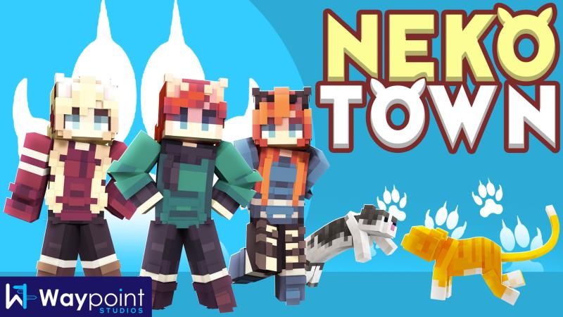 Neko Town on the Minecraft Marketplace by Waypoint Studios