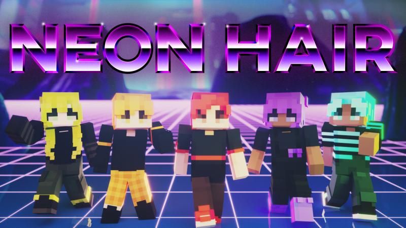 Neon Hair on the Minecraft Marketplace by Waypoint Studios