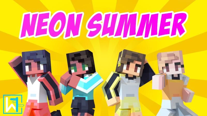 Neon Summer on the Minecraft Marketplace by Waypoint Studios