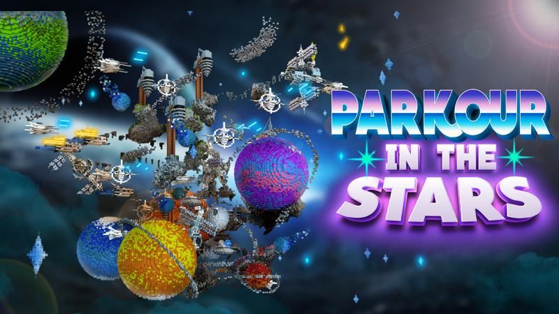 Parkour in the Stars on the Minecraft Marketplace by Waypoint Studios