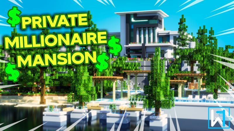 Private Millionaire Mansion on the Minecraft Marketplace by Waypoint Studios