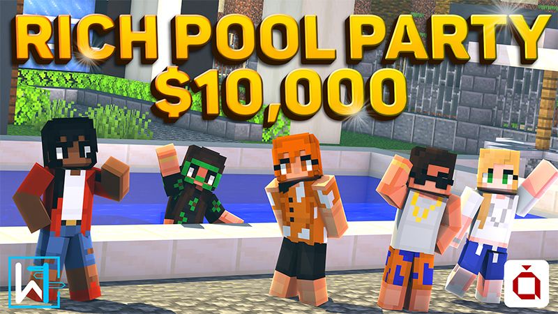 Rich Pool Party on the Minecraft Marketplace by Waypoint Studios