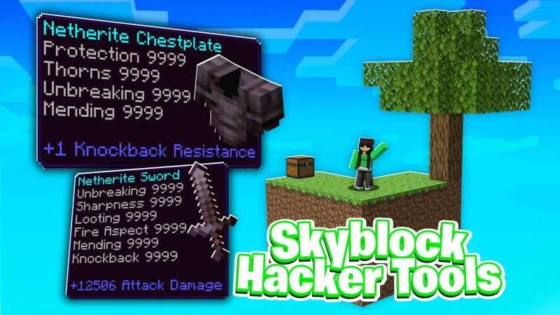 Skyblock Hacker Tools on the Minecraft Marketplace by Waypoint Studios