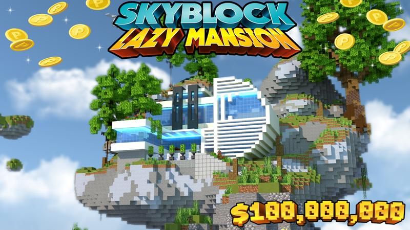 Skyblock Lazy Mansion on the Minecraft Marketplace by Waypoint Studios