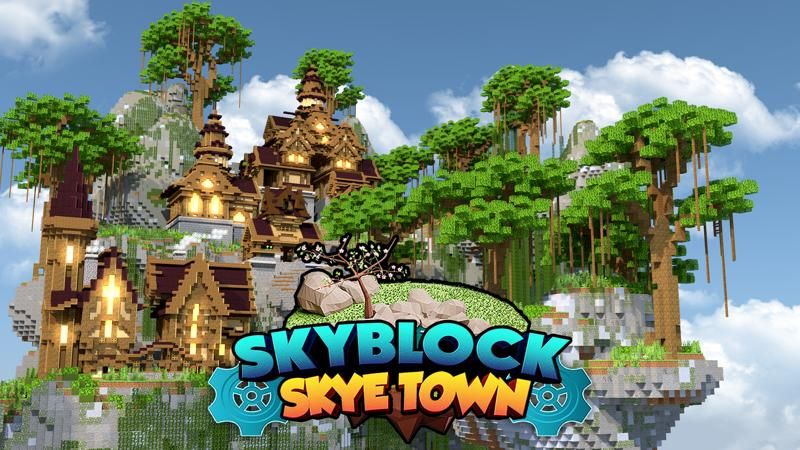 Skyblock Skye Town on the Minecraft Marketplace by Waypoint Studios