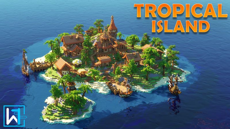 Tropical Island on the Minecraft Marketplace by Waypoint Studios