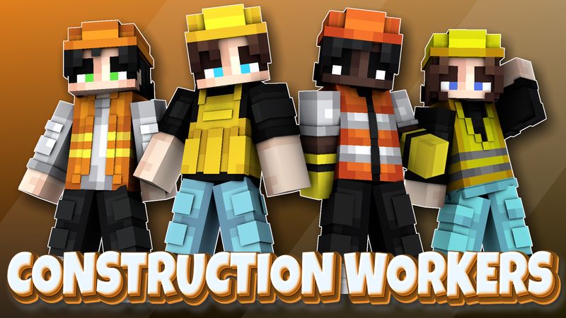 Construction Workers on the Minecraft Marketplace by WildPhire