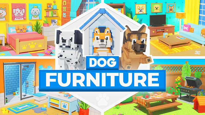 Dog Furniture on the Minecraft Marketplace by Wonder