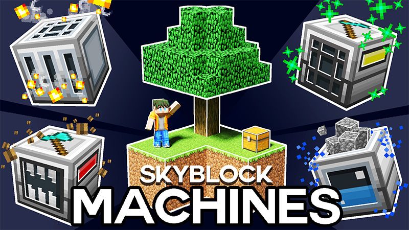 Skyblock Machines on the Minecraft Marketplace by Wonder