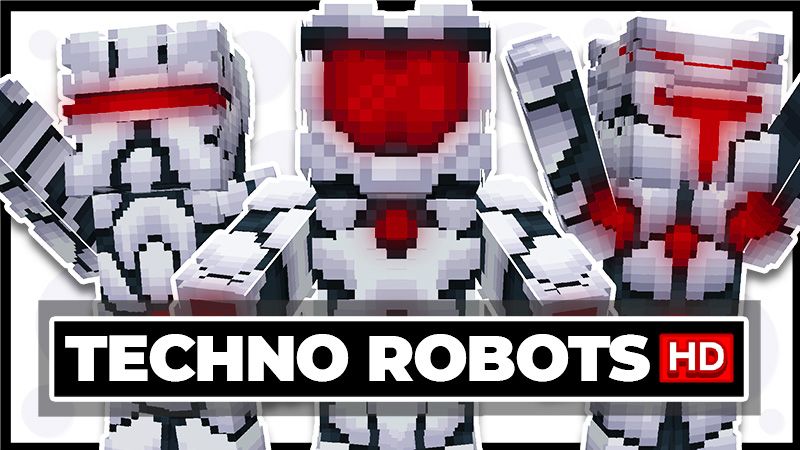 Techno Robots HD on the Minecraft Marketplace by Wonder