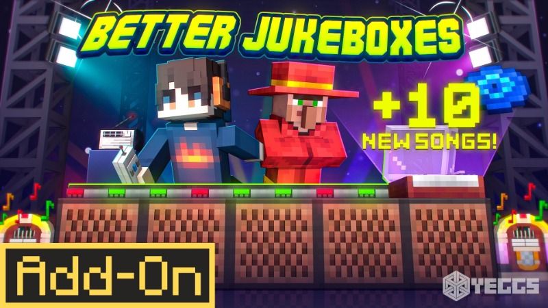 Better Jukeboxes Add-On on the Minecraft Marketplace by Yeggs