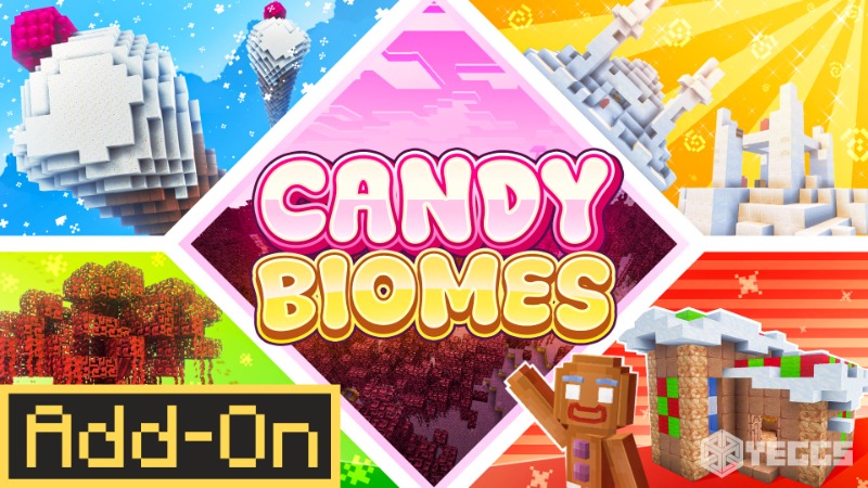 Candy Biomes on the Minecraft Marketplace by Yeggs