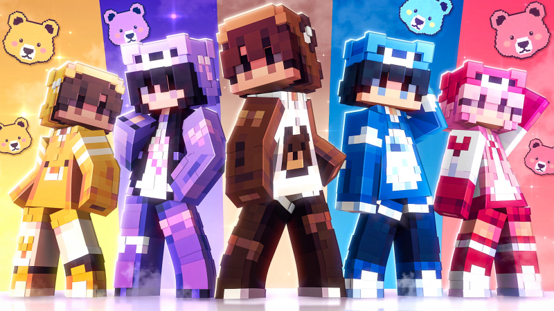 Colorful Bears on the Minecraft Marketplace by Yeggs