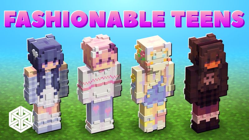 Fashionable Teens on the Minecraft Marketplace by Yeggs