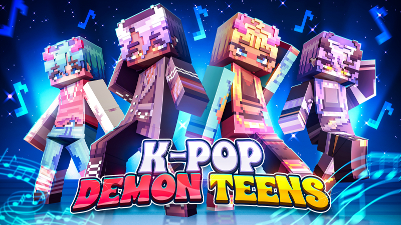 K-Pop Demon Teens on the Minecraft Marketplace by Yeggs