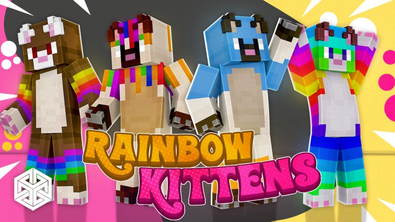 Rainbow Kittens on the Minecraft Marketplace by Yeggs