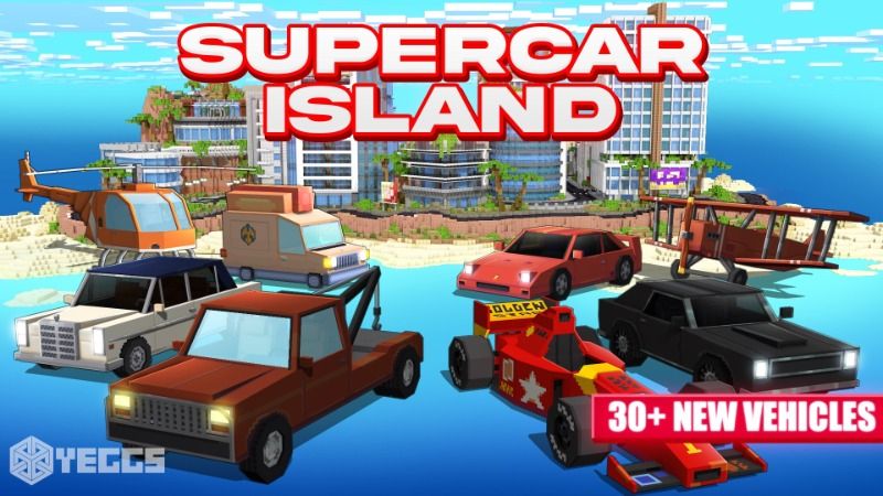 Supercar Island on the Minecraft Marketplace by Yeggs