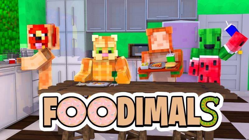 Foodimals on the Minecraft Marketplace by zombeanie