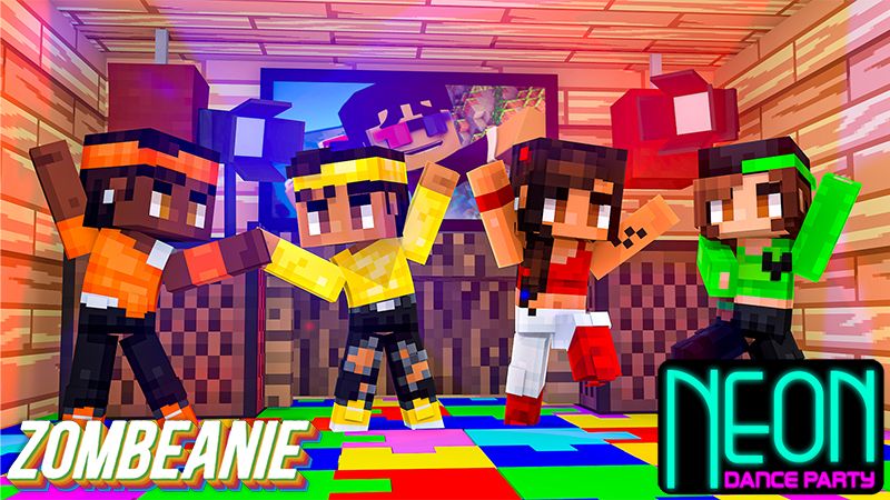 Neon Dance Party on the Minecraft Marketplace by Zombeanie