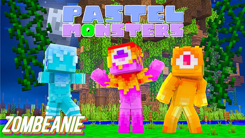 Pastel Monsters on the Minecraft Marketplace by Zombeanie