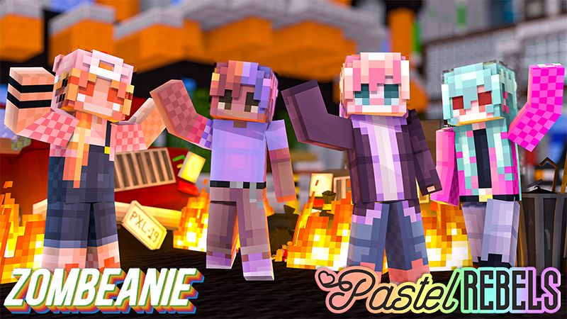 Pastel Rebels on the Minecraft Marketplace by Zombeanie